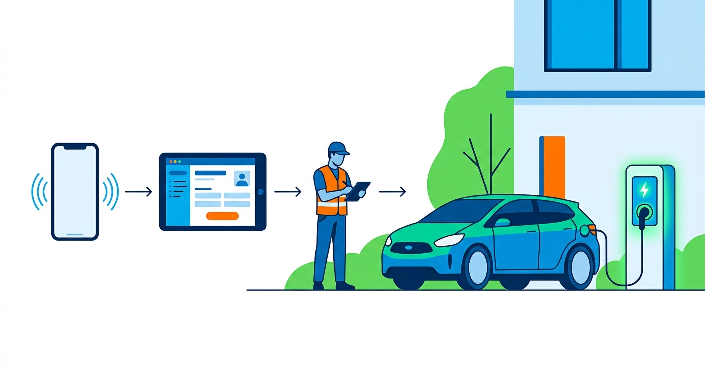 Full-Cycle EV Charger Installation Management